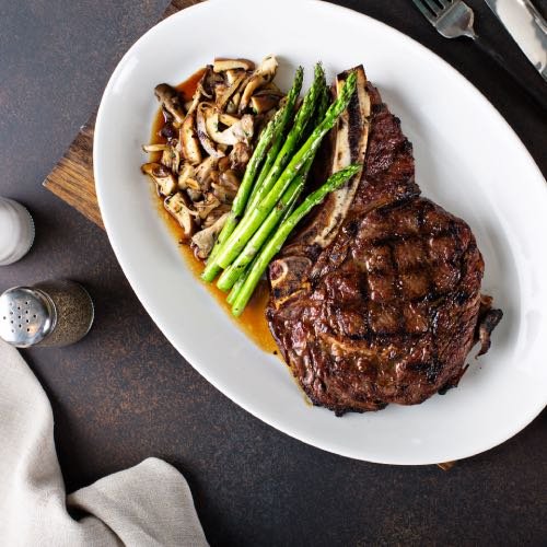 Steak with vegetables